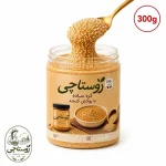 کره بادام‌زمینی ساده با روکش کنجد روستاچی | ۳۰۰ گرمی